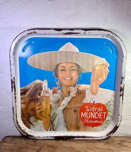 Charola Sidral Mundet Vintage