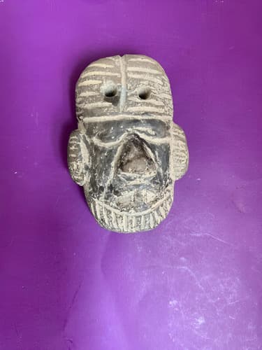 Pequeña Figura De Piedra Arte Etnico Vintage Nude