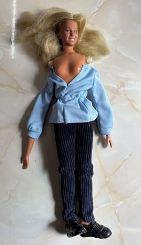 Vintage Figura De Acción Mujer Biónica 70s Restaurar Piezas