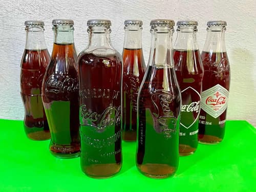 Lote Botellas Coleccionables Coca-cola
