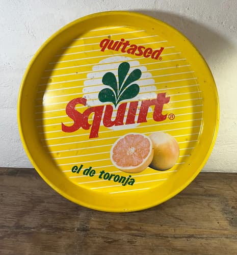 Charola Vintage Refresco Squirt