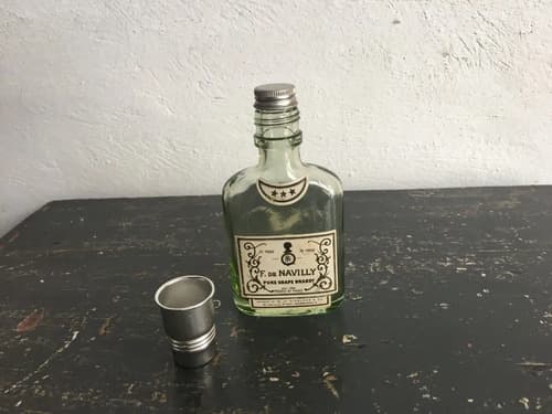 Vintage Botella Licorera Bolsillo